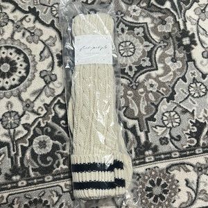 NWT Free People Over the Knee Knit Socks Ivory